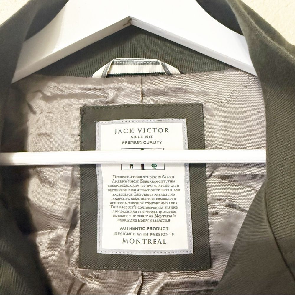 NWT Jack Victor Jonathan Green Mens Cargo Pocket Safari Jacket size XL $498 - Picture 6 of 10